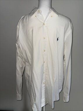 Ralph Lauren Men’s 16 1/2 34/35 Classic Fit White Button-Down Shirt